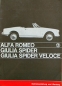 Preview: Alfa Romeo Giulia Spider Veloce 1965 Owner Manual (8512)